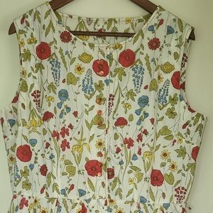Vintage flower house dress